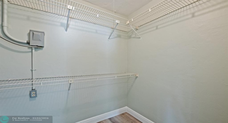 Master Bathroom walk-in closet at 2830 SW 9th Street, Boynton Beach, FL 33435