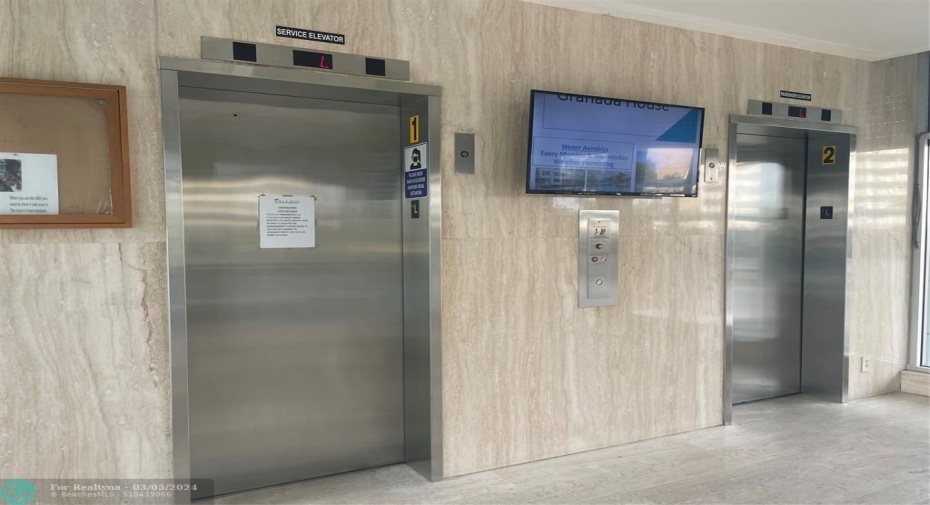 Granada House Elevators located in Lobby