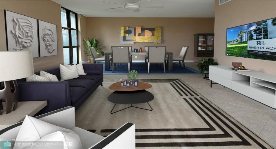 Living Room 3 - Virtually Staged