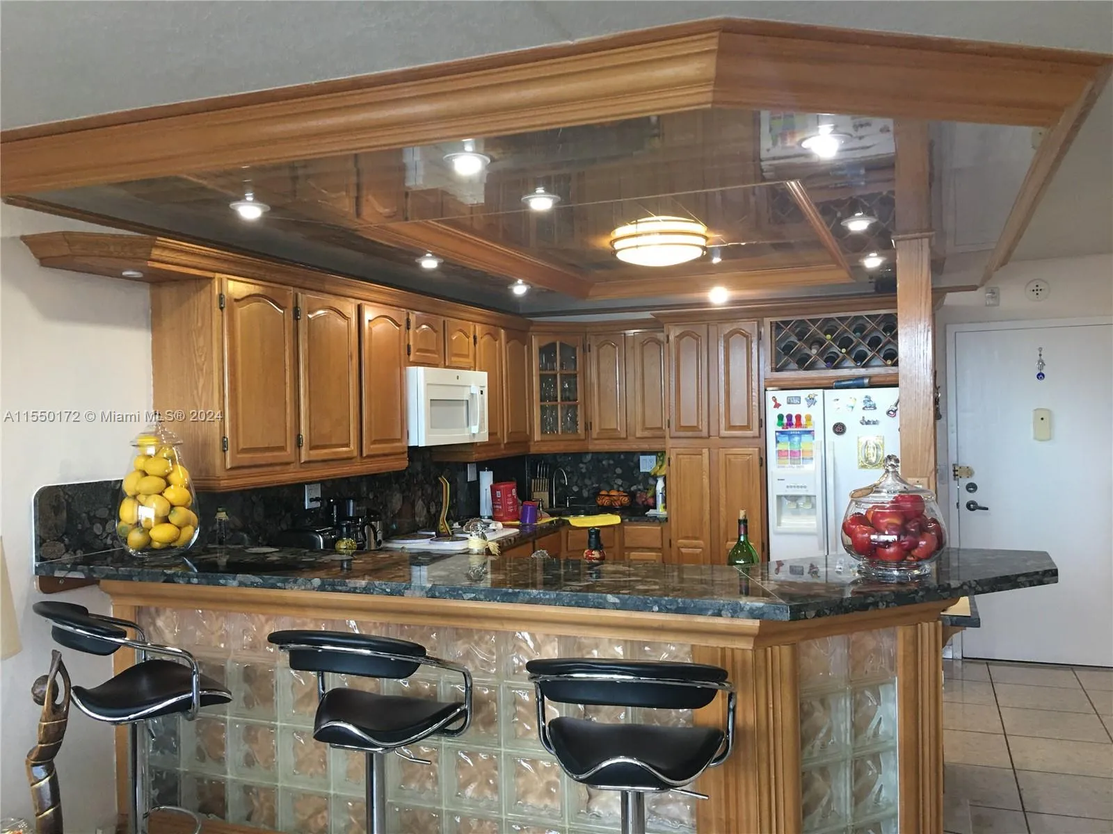 One of a Kind Kitchen with Counter Dining Seating