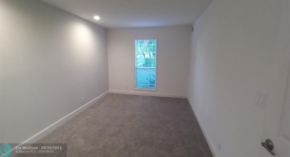 Spacious master bedroom