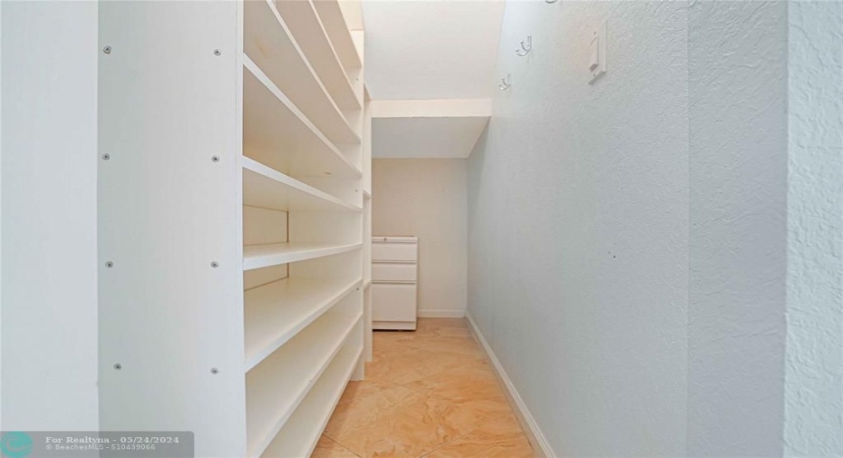 CLOSET UNDER THE STAIRS