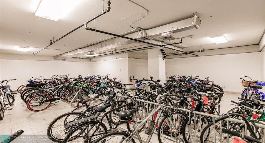 Bicycle storage room