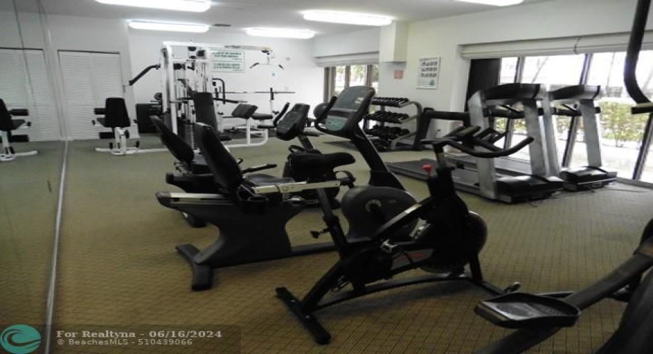 Fitness Center to be renovated July 2024.