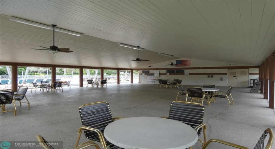Covered Area at Pool Deck