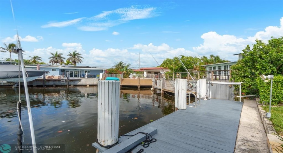 Dock and seawall are maintained and in excellent condition