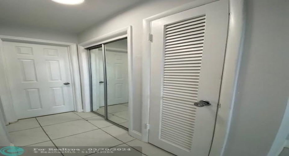 Primary Hallway/Multiple Closets