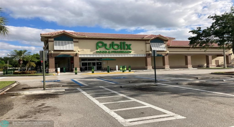 The Palm Aire Publix is within walking distance.