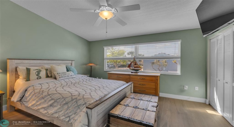 Second bedroom with great closets and natural light