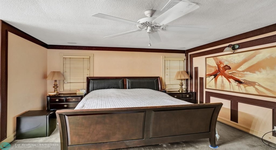 Large Primary bedroom retreat will have you resting in no time.