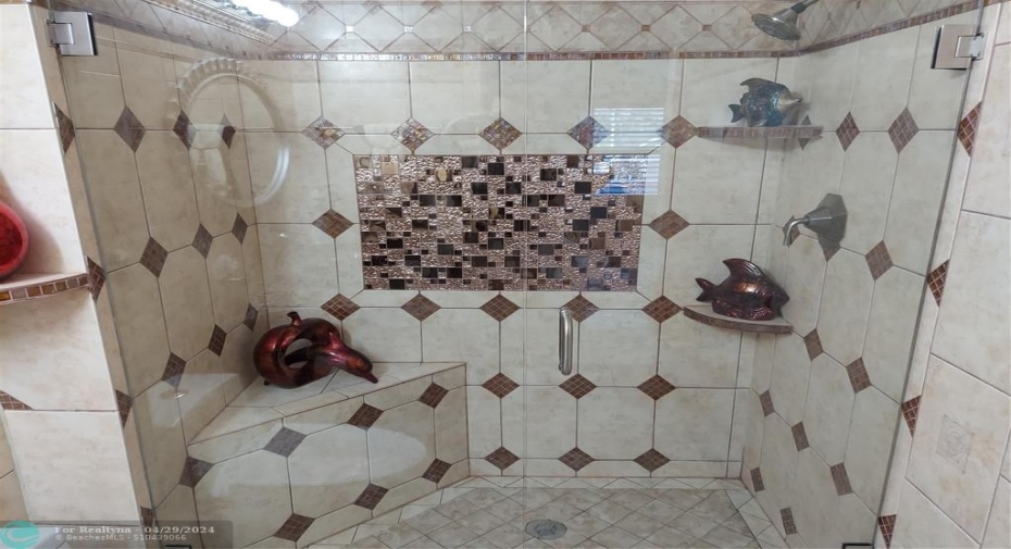 spare bath, frameless shower doors
