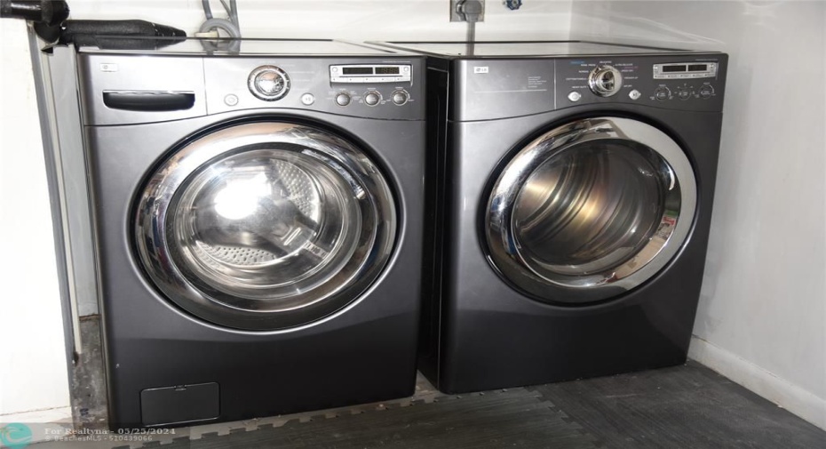 Updated Front Load washer and dryer.