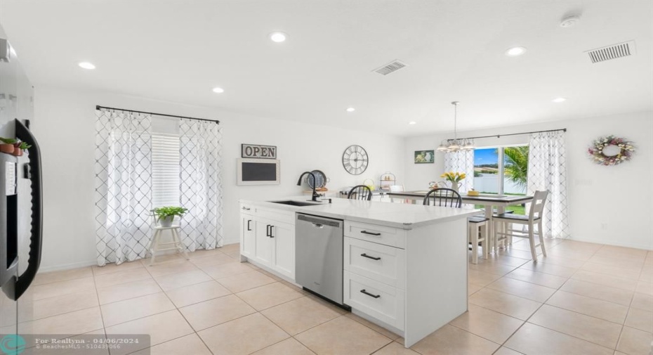 Open Concept Kitchen