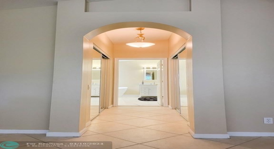 MASTER BATH HALLWAY