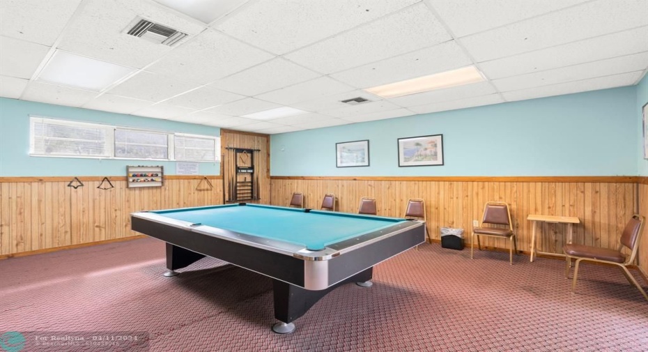 Community Billiards Room