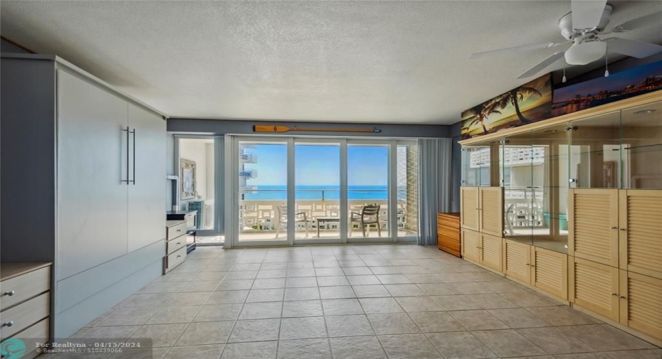 Direct ocean views from the moment you step into your unit. Impact sliders and Murphy bed.