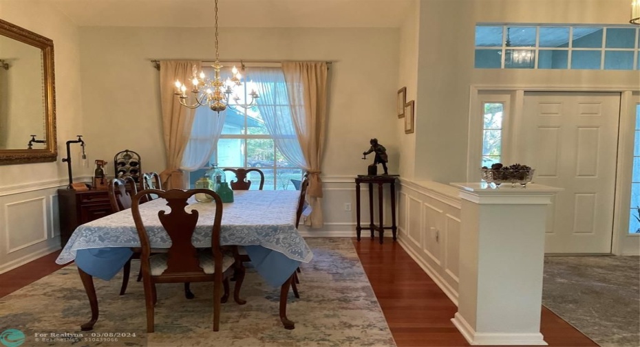 Formal dining area in living room dining room combination