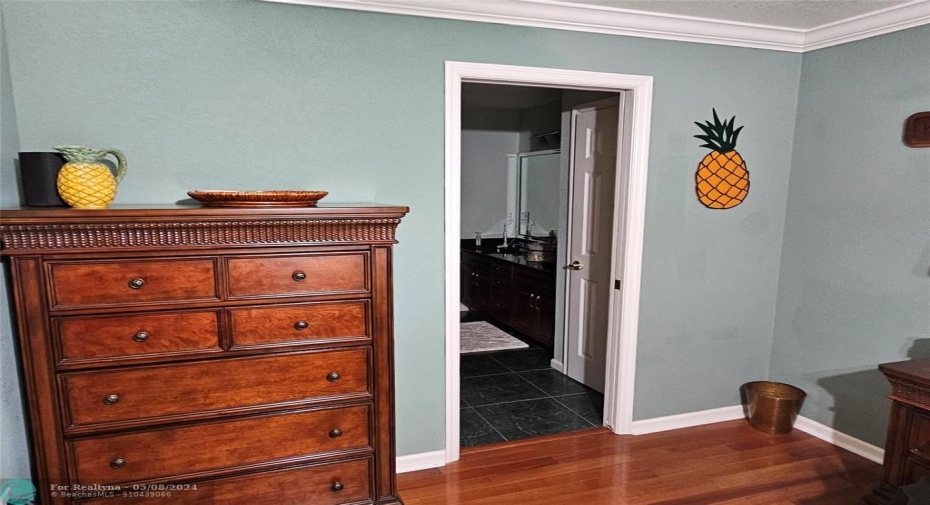 master bedroom Bathroom entrance