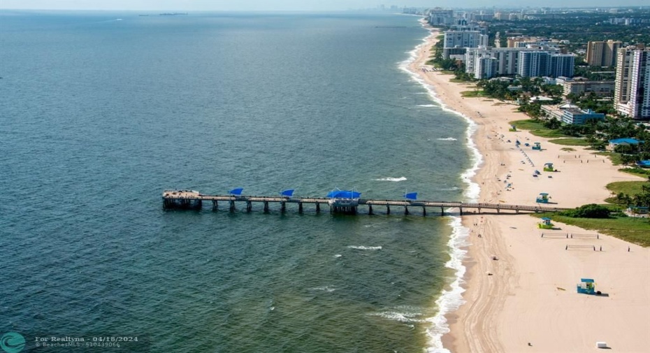 Our magnificent new Pompano Beach fishing pier