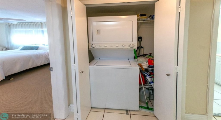 Washer and dryer in the apartment for your convenience