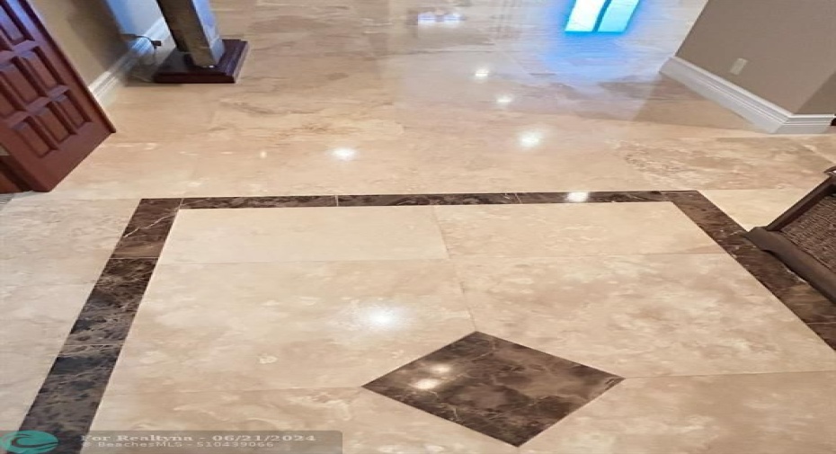 Marble floors