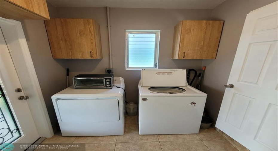 Laundry room (washer and dryer not included)