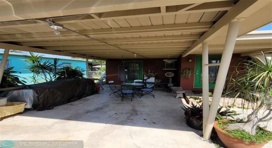 Covered carport