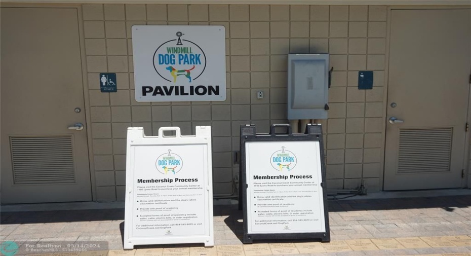 Dog Park Entrance