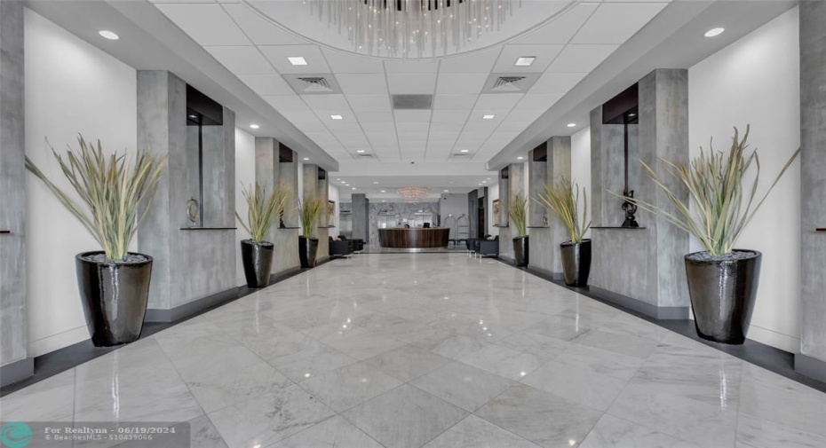 Elegant Berkley South lobby entrance
