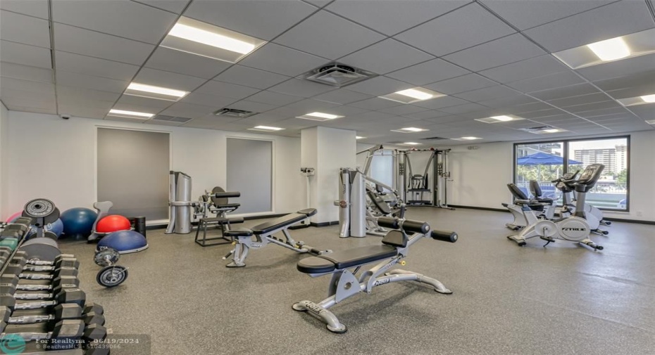 Stay in Shape. Fitness Center open 24 hours every day