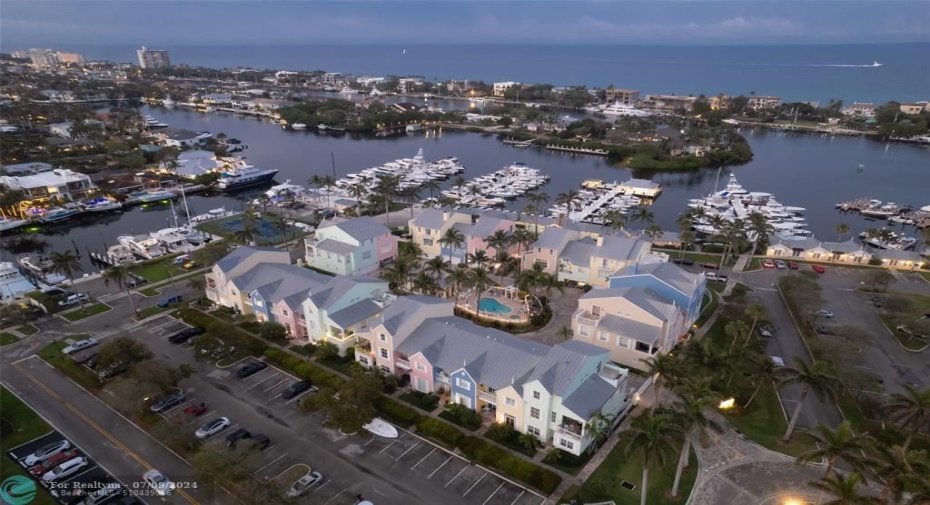 Unique Key West community located right at the Lighthouse Point Marina and offers great guest parking