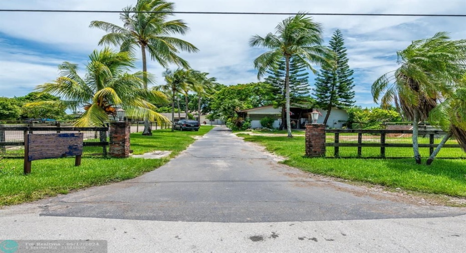 154 FOOT DRIVEWAY