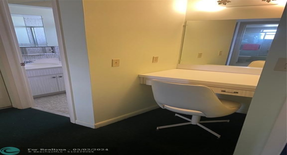 Large dressing area