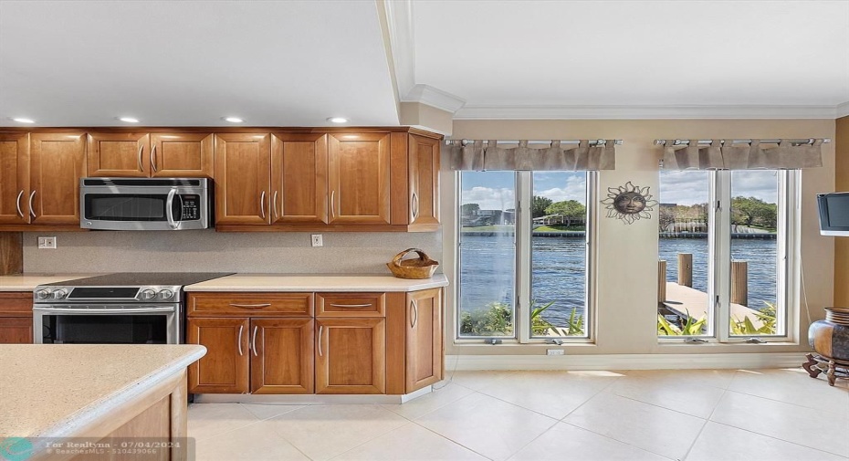 Intracoastal View from Kitchen