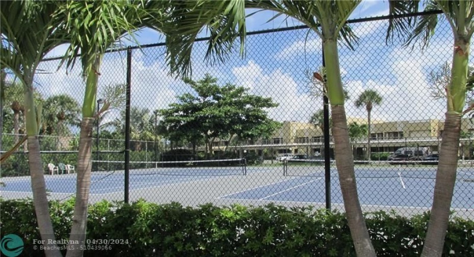 TWO TENNIS COURTS