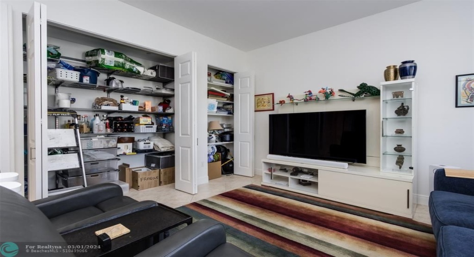 Large closets throughout