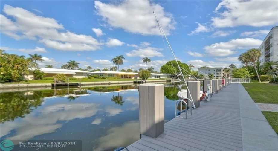 A BEACH & BOAT LOVERS DREAM!!.. PRIVATE DEEDED BEACH ACCESS ACROSS THE STREET AND NEW BOAT DOCK TO LIVE THE LIFESYTLE OF LAUDERDALE BY THE SEA. THIS HIGHLY DEMANDED 2 BEDROOM 2 BATH UNIT FEATURES THE PERFECT LOCATION IN A WELL MANAGED COMPLEX. THE UNIT IS FULLY FURNISHED AND MOVE IN READY!!. IT ALSO OFFERS ALOT OF UPDATES LIKE REMODELED KITCHEN AND BATHROOMS, HIGH IMPACT DOORS, WINDOWS, NEWER AC AND HOT WATER HEATER AS WELL AS A NICE SUNROOM OFFERING PLUSH BOTANICAL GARDEN & POOL VIEWS.