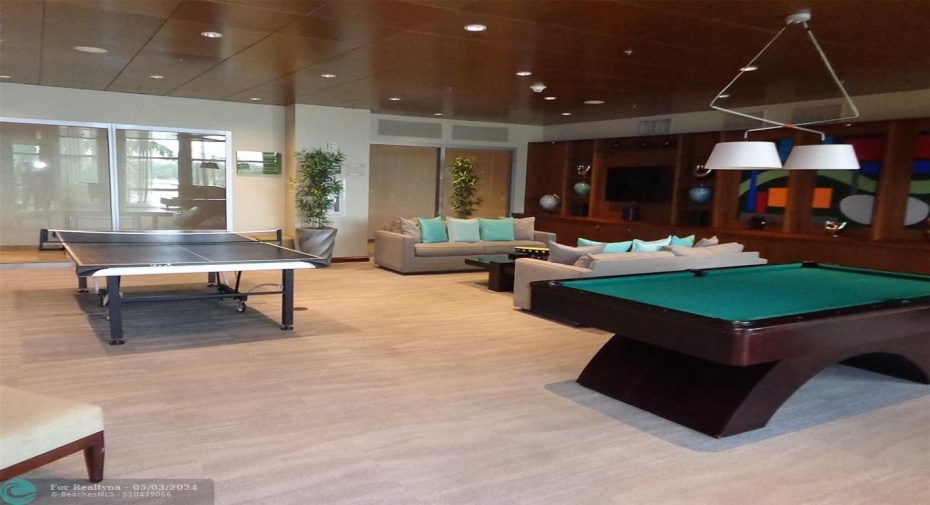 Social Gathering Room-Ping Pong & Billiards