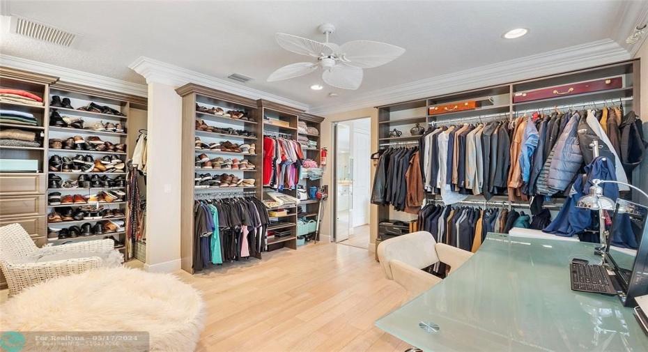 Primary His Closet or 5th Bed or Nursery