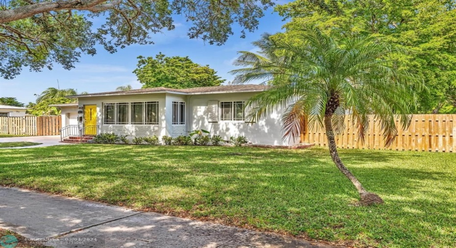 Front of Home with Pleasant Curb Appeal