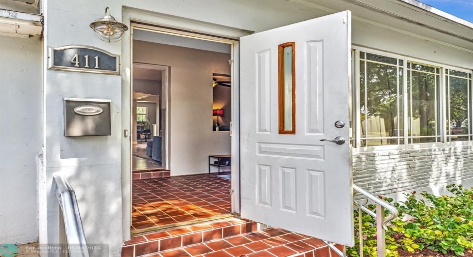 Charming Front Door Entrance