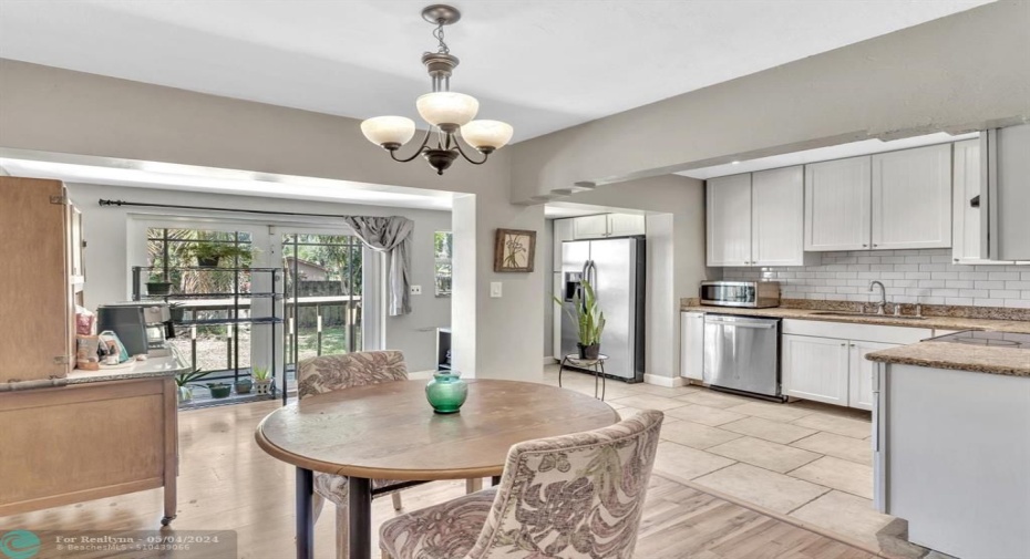 Dining Area and Kitchen