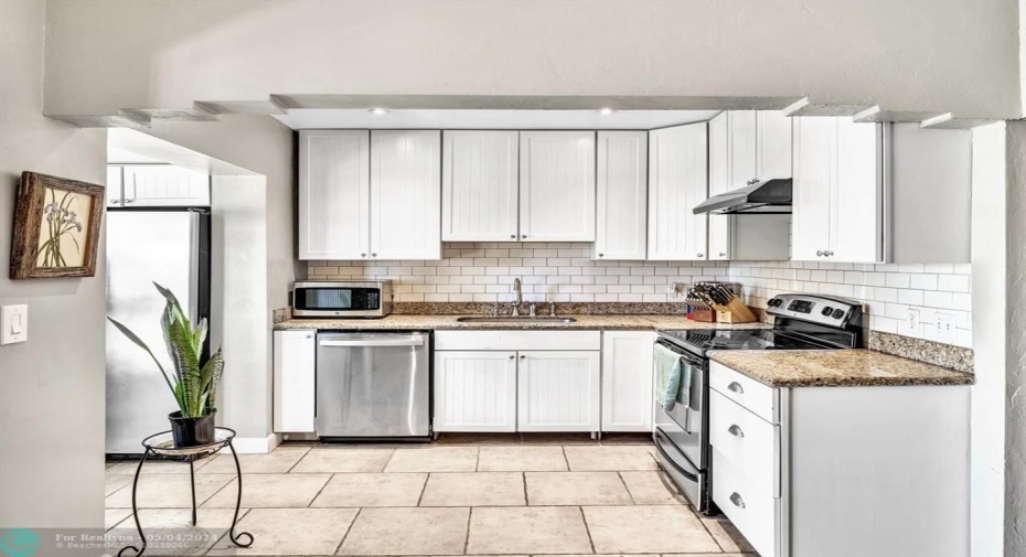 Kitchen View from Dining Area