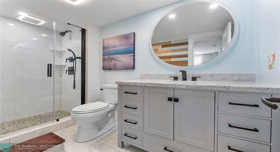 Lovely Remodeled Guest Bath