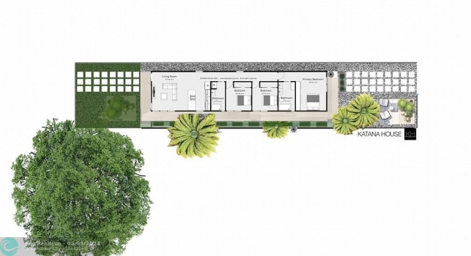 Potential floor plan provided by Katana Houses