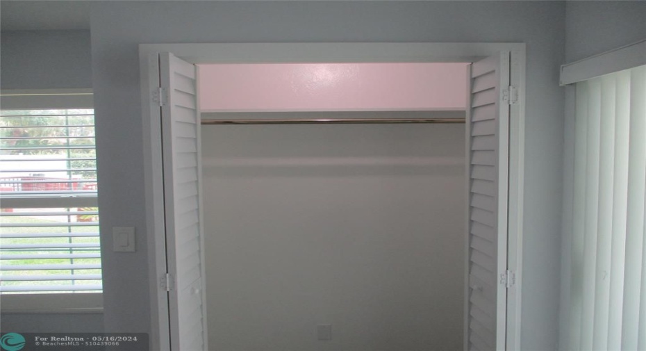 2nd Closet in the Primary Bedroom.