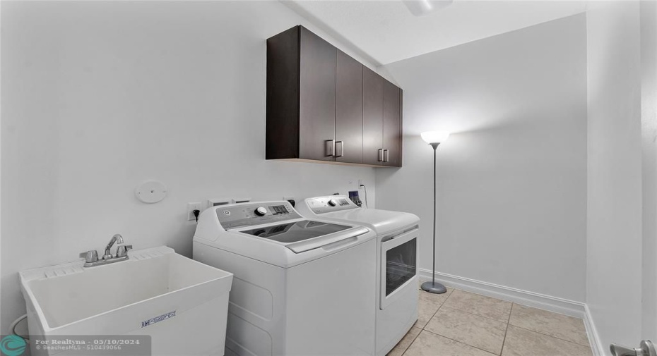 upstairs laundry room