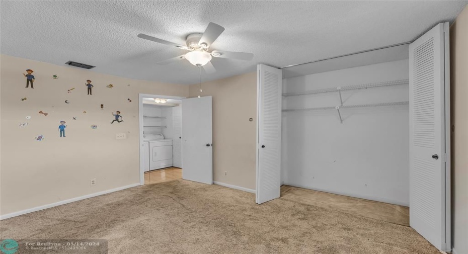 Double Closet in Guest Room