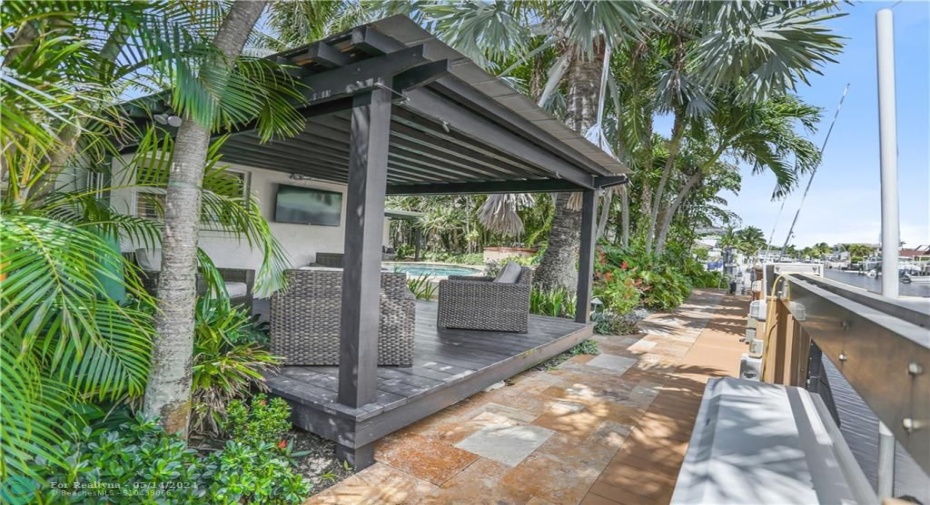 Gazebo of entire backyard