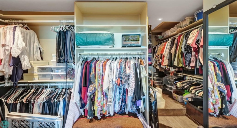 Wow look at the size of your closet in your bedroom.